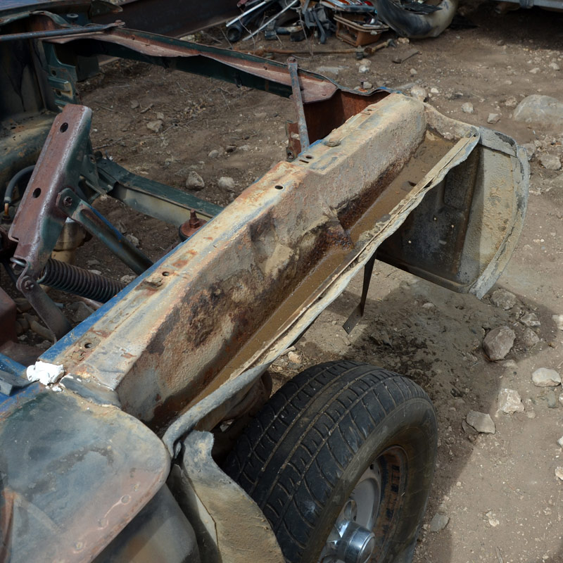 AMC Javelin SST AMX RH Inner Fender Trough 68 69 70 71 Nostalgic Parts